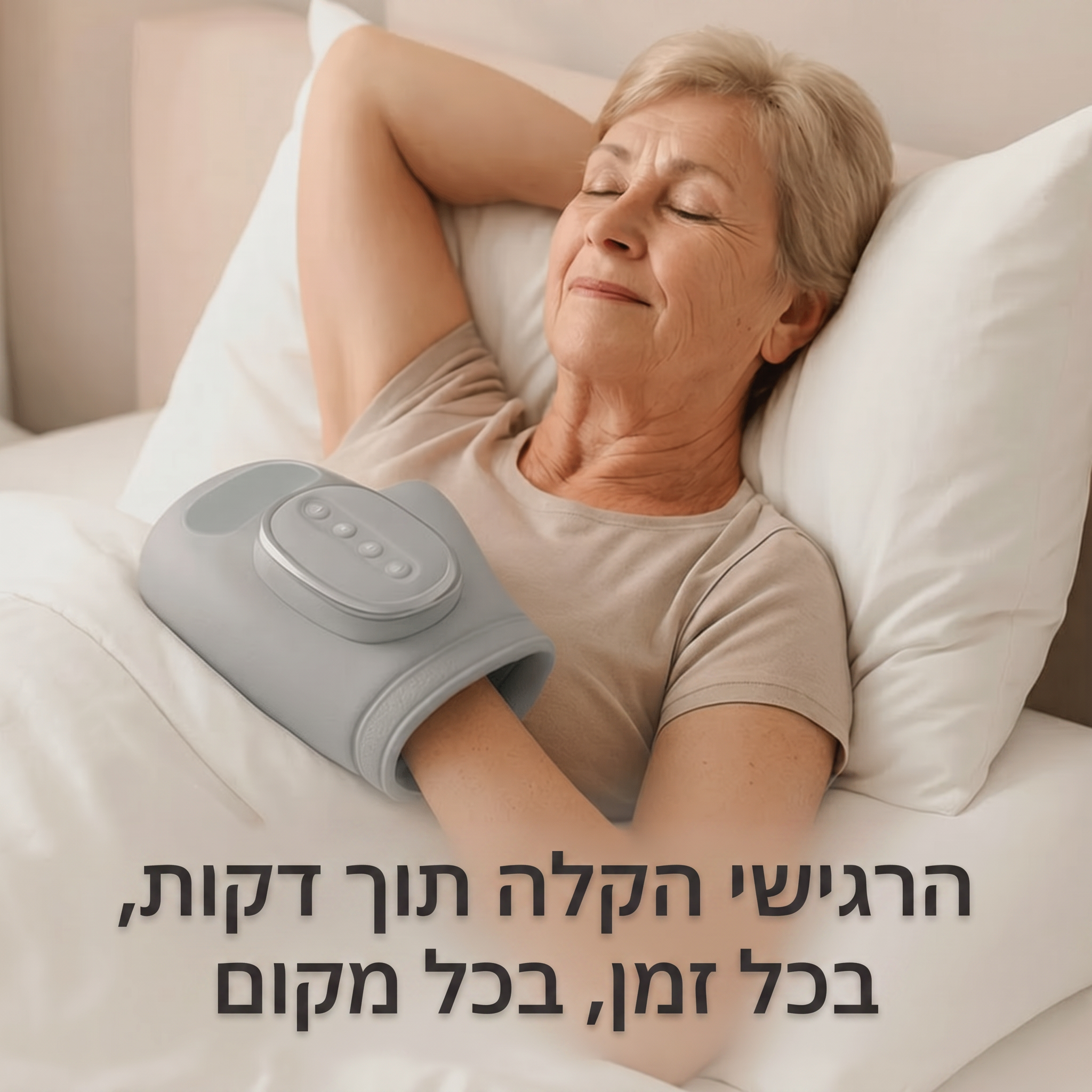 ™Theravio מכשיר עיסוי תרמי לכפות הידיים